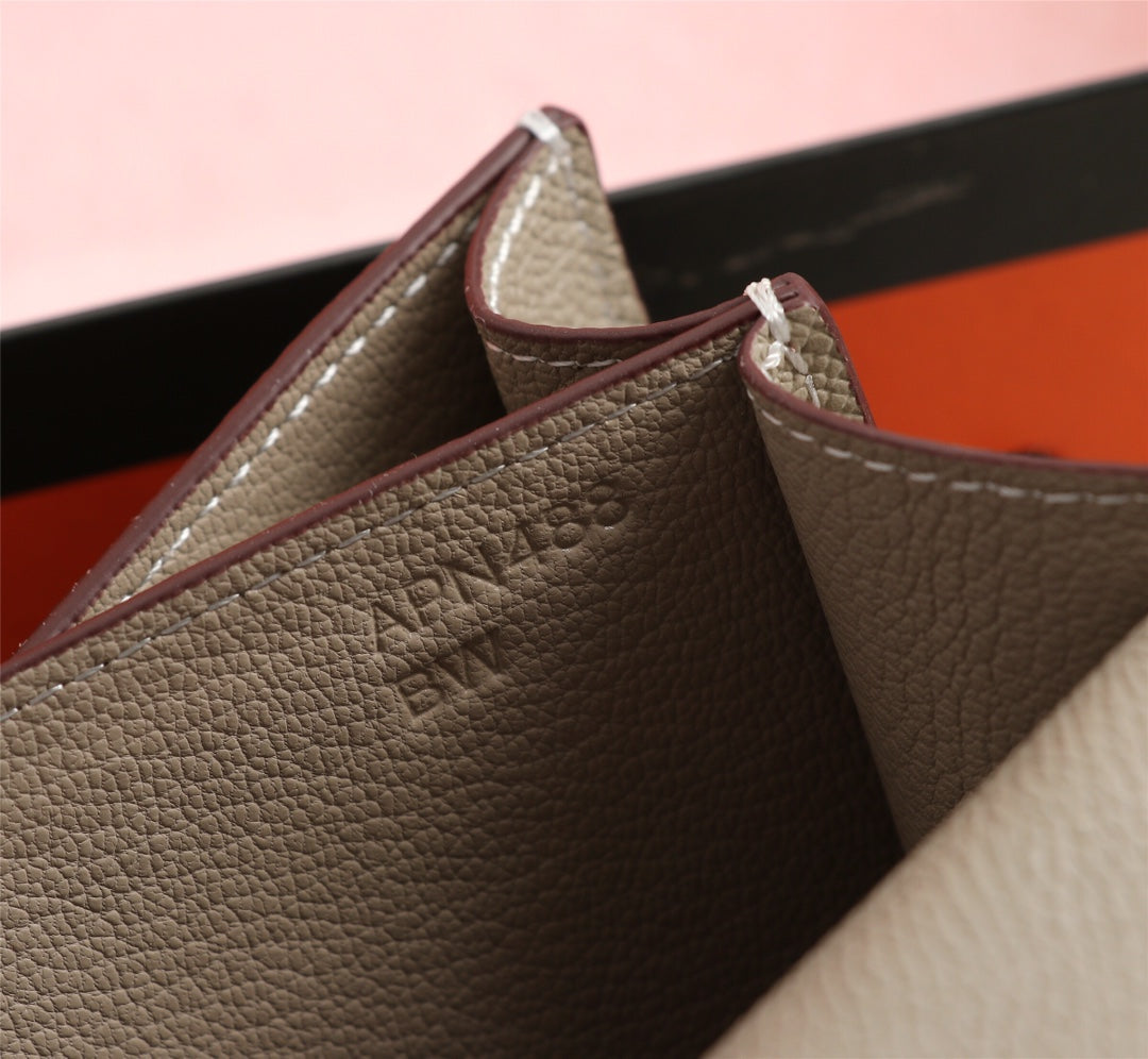 HM CONSTANCE BAGS 19 KHAKI EPSOM GOLD HARDWARE