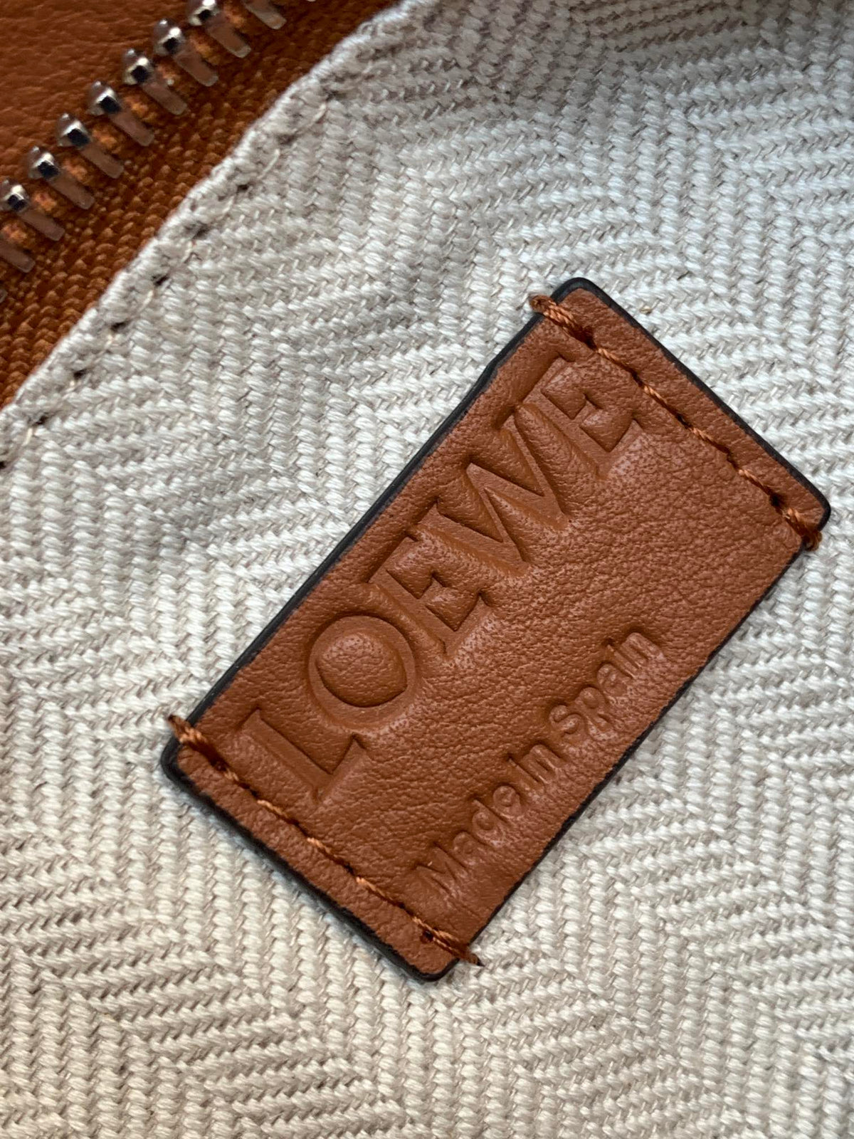 Loewe Puzzle Waist Bag 24 Brownish Orange Cowhide