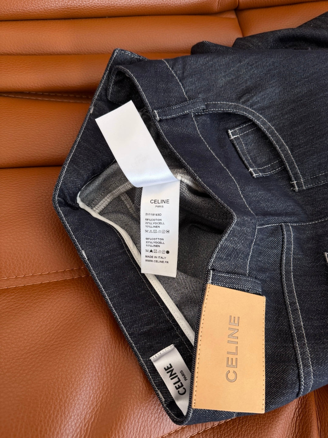 Celine 26S Straight Leg Jeans Black Demin 341456
