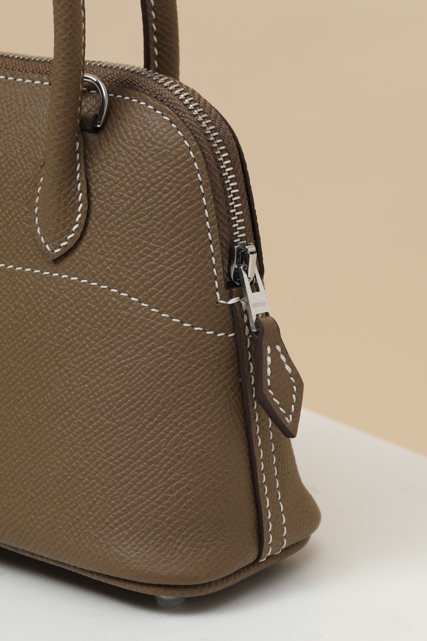 HM Bolide Bag 15cm Taupe Epsom Leather 284515