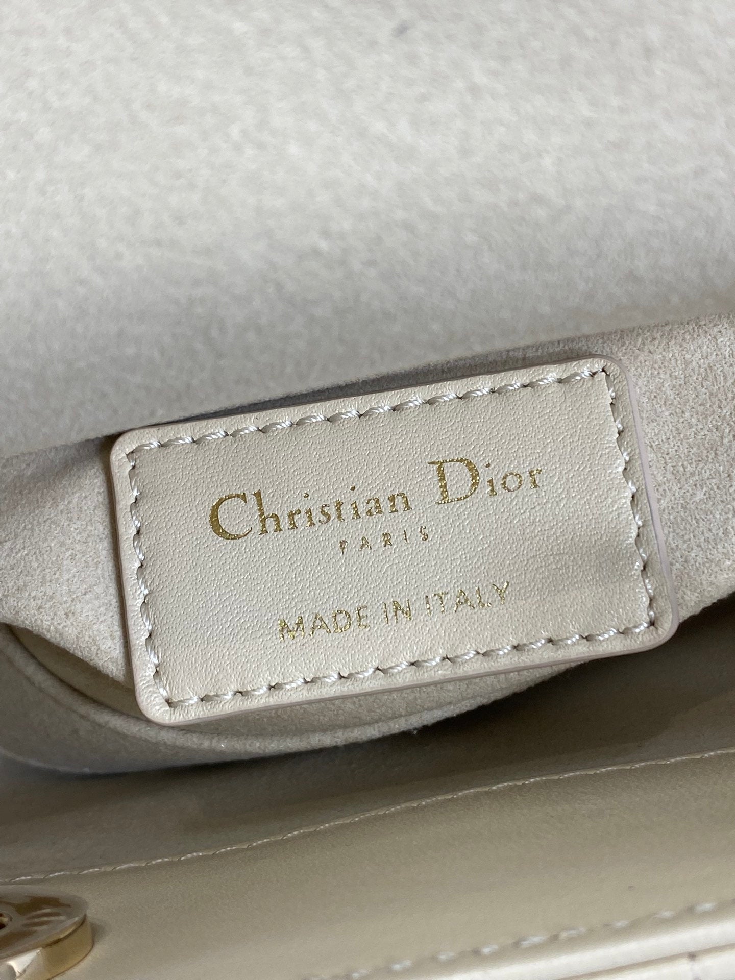 Dior 2026 Bow D-Joy Micro Bag Beige Lambskin 284115
