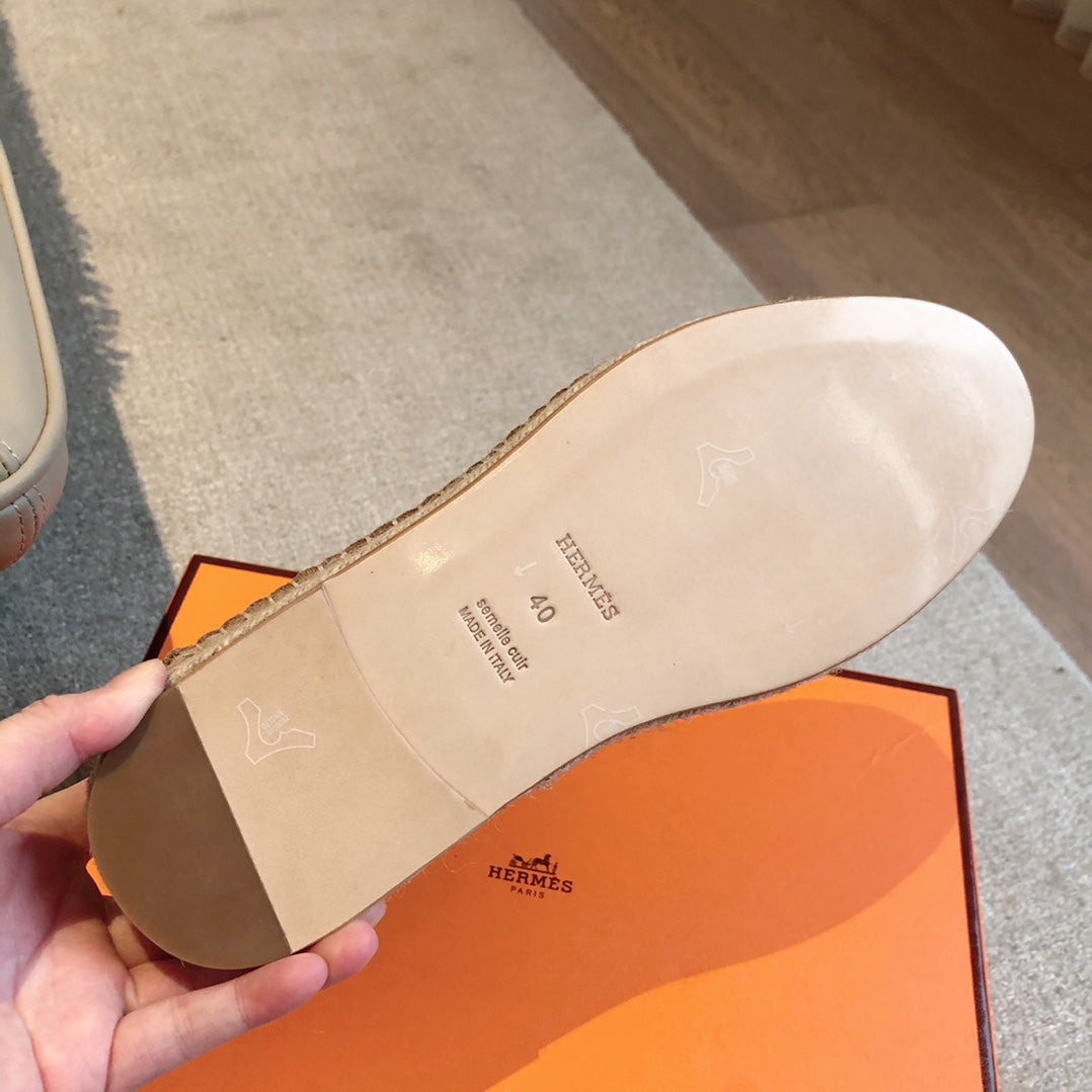 HM Trip Espadrille Beige Tan Suede