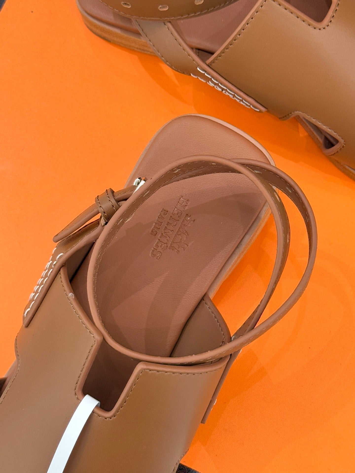 HM Maya Sandal Brown Leather 642793