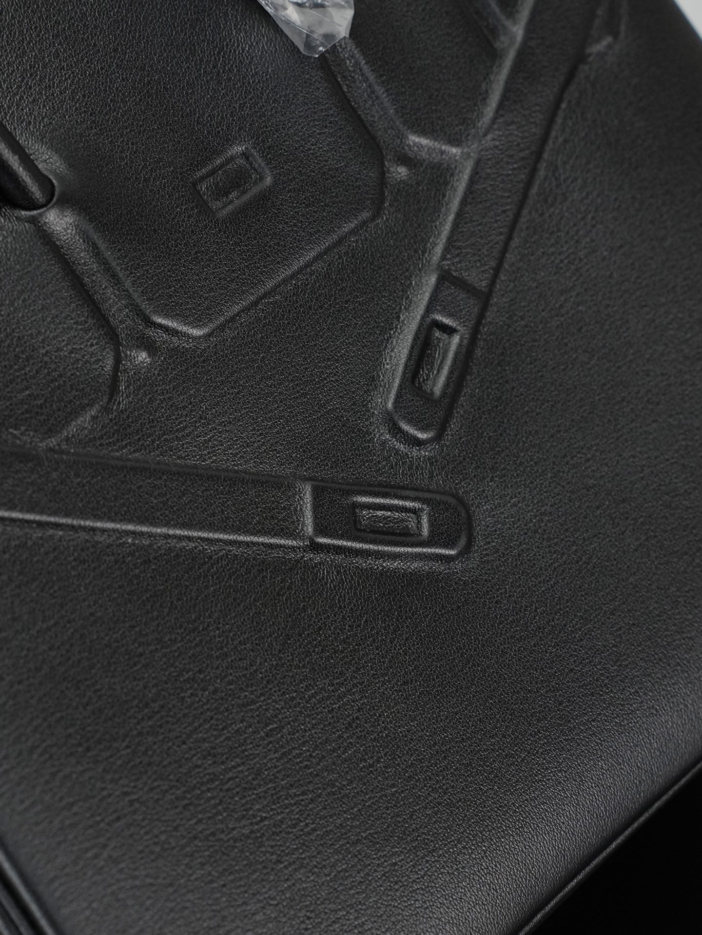 HM Birkin Shadow 25cm Black Leather 284509