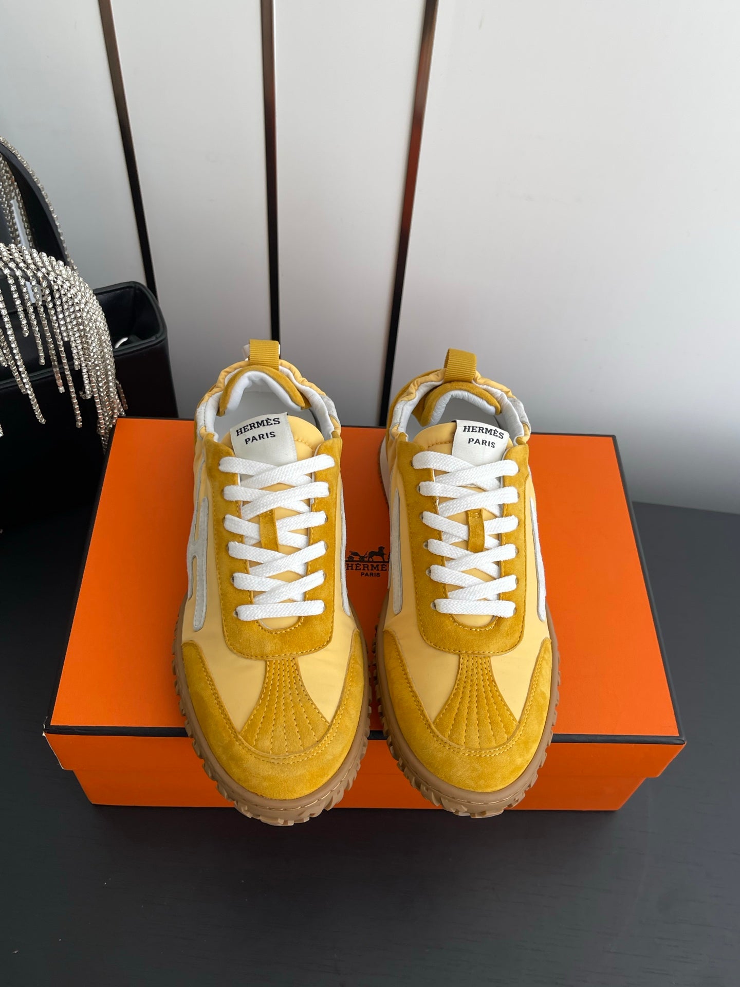 HM Jet Sneaker Yellow Suede 739993