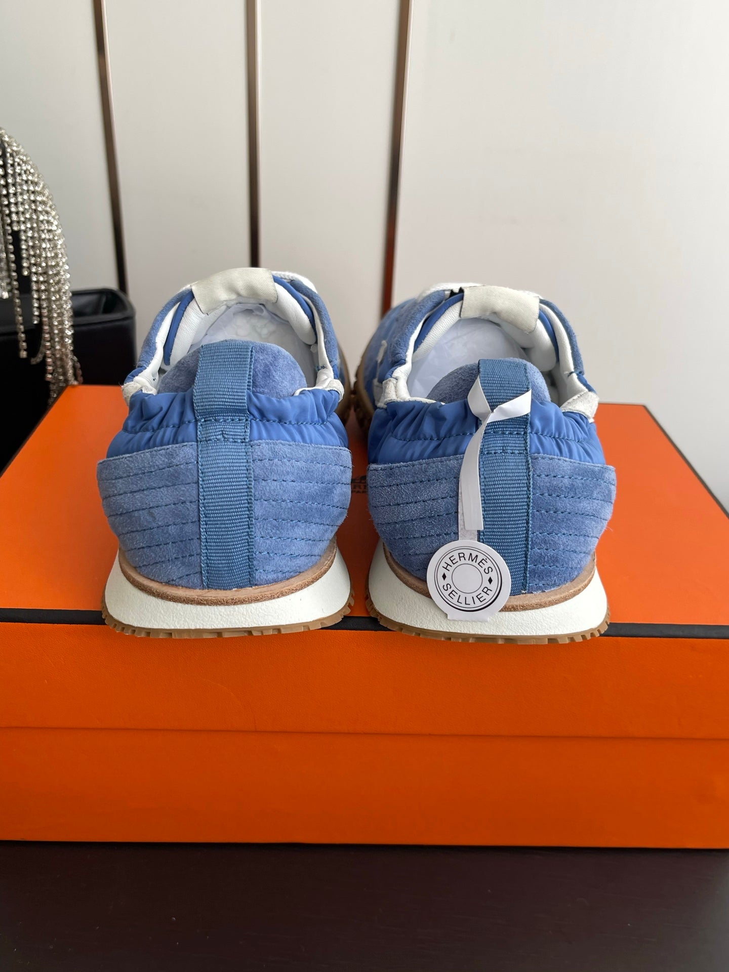 HM Jet Sneaker Blue White Suede 739996