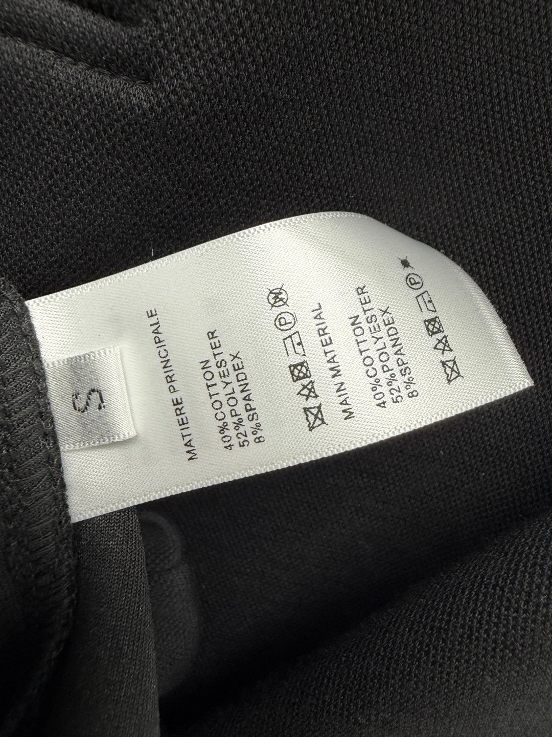 Celine 26 Polo Dress Black in Cotton 386639