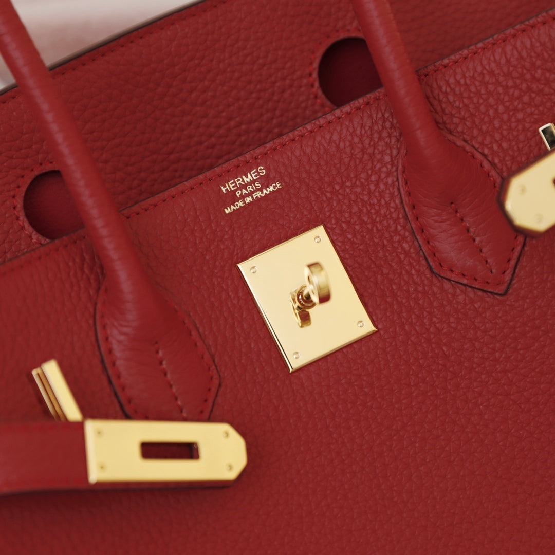 HM BIRKIN BAG 30 CRIMSON TOGO GOLD HARDWARE