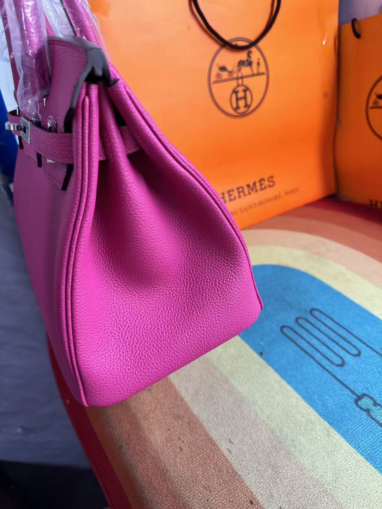 HM Birkin 25 Hot Pink Togo Silver Hardware (Need 25 days to prepare goods)