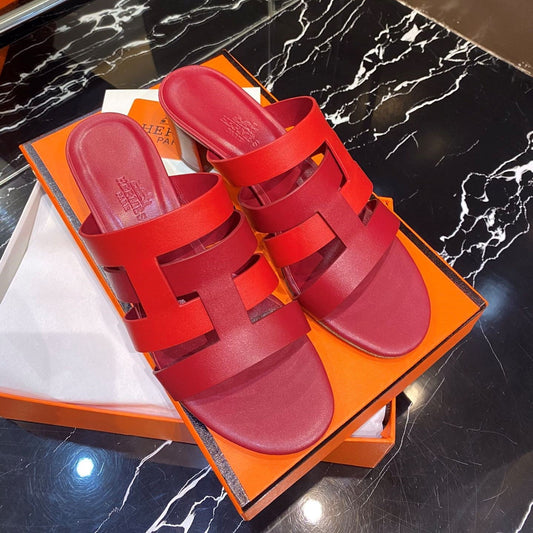 HM Amica Sandals 50mm Red Sheepskin 546230