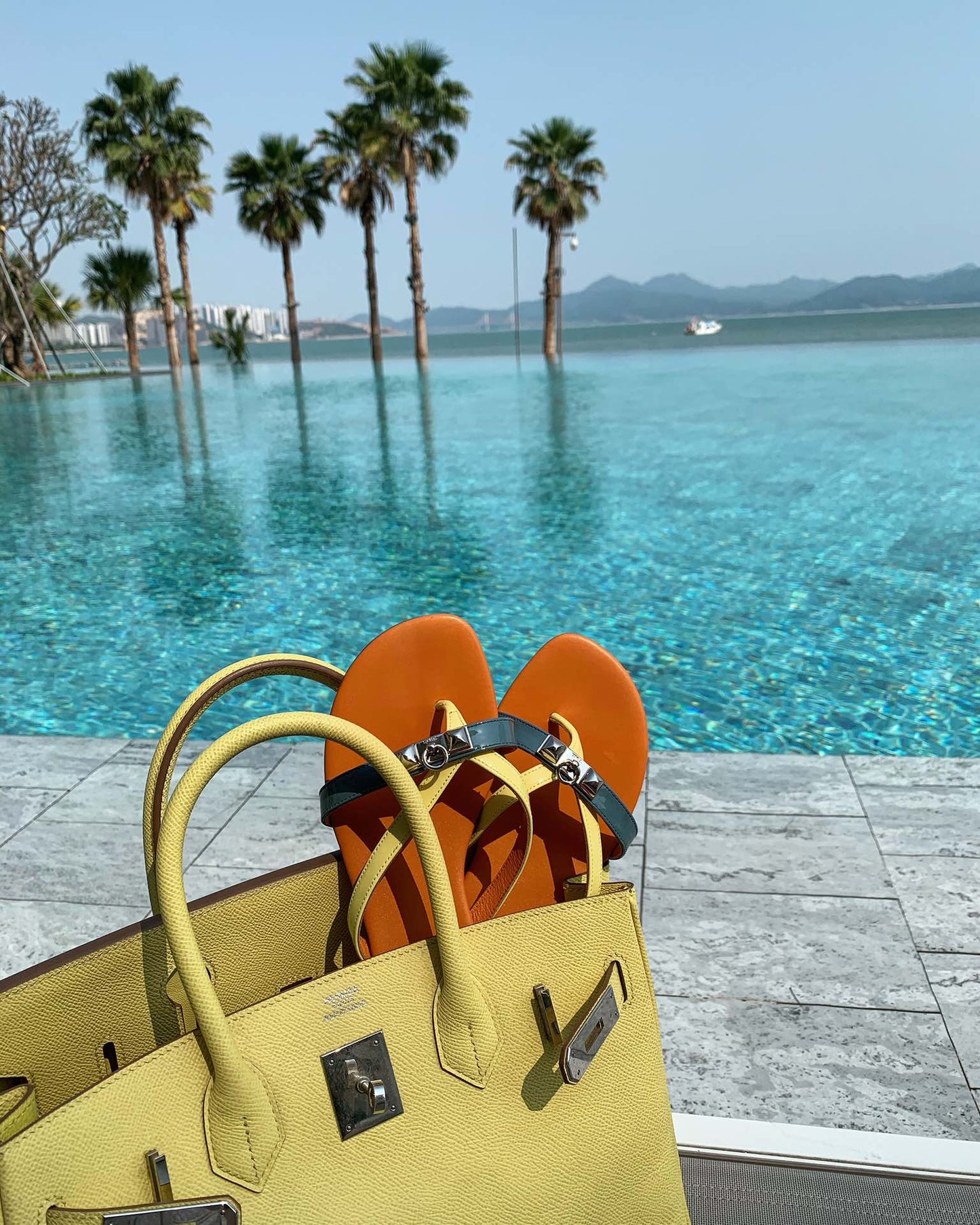 HM Medor Slippers Orange Cowhide 546247