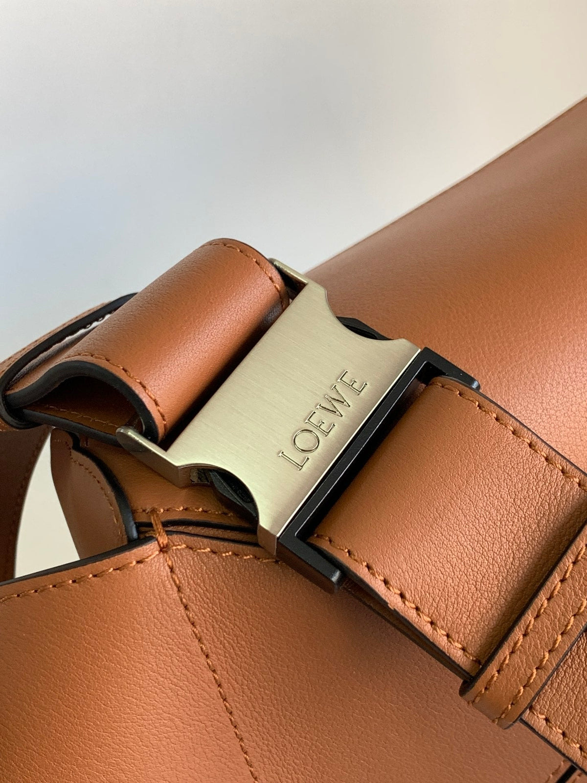 Loewe Puzzle Waist Bag 24 Brownish Orange Cowhide
