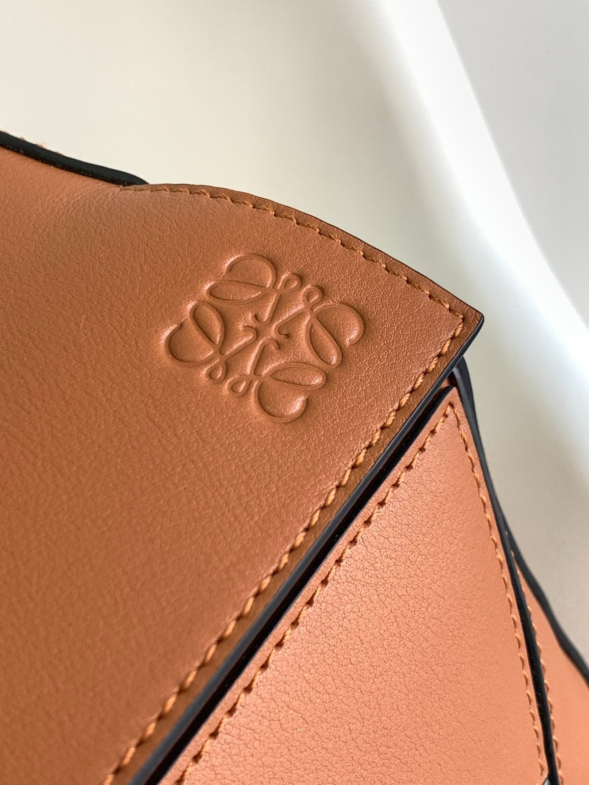 Loewe Puzzle Waist Bag 24 Brownish Orange Cowhide