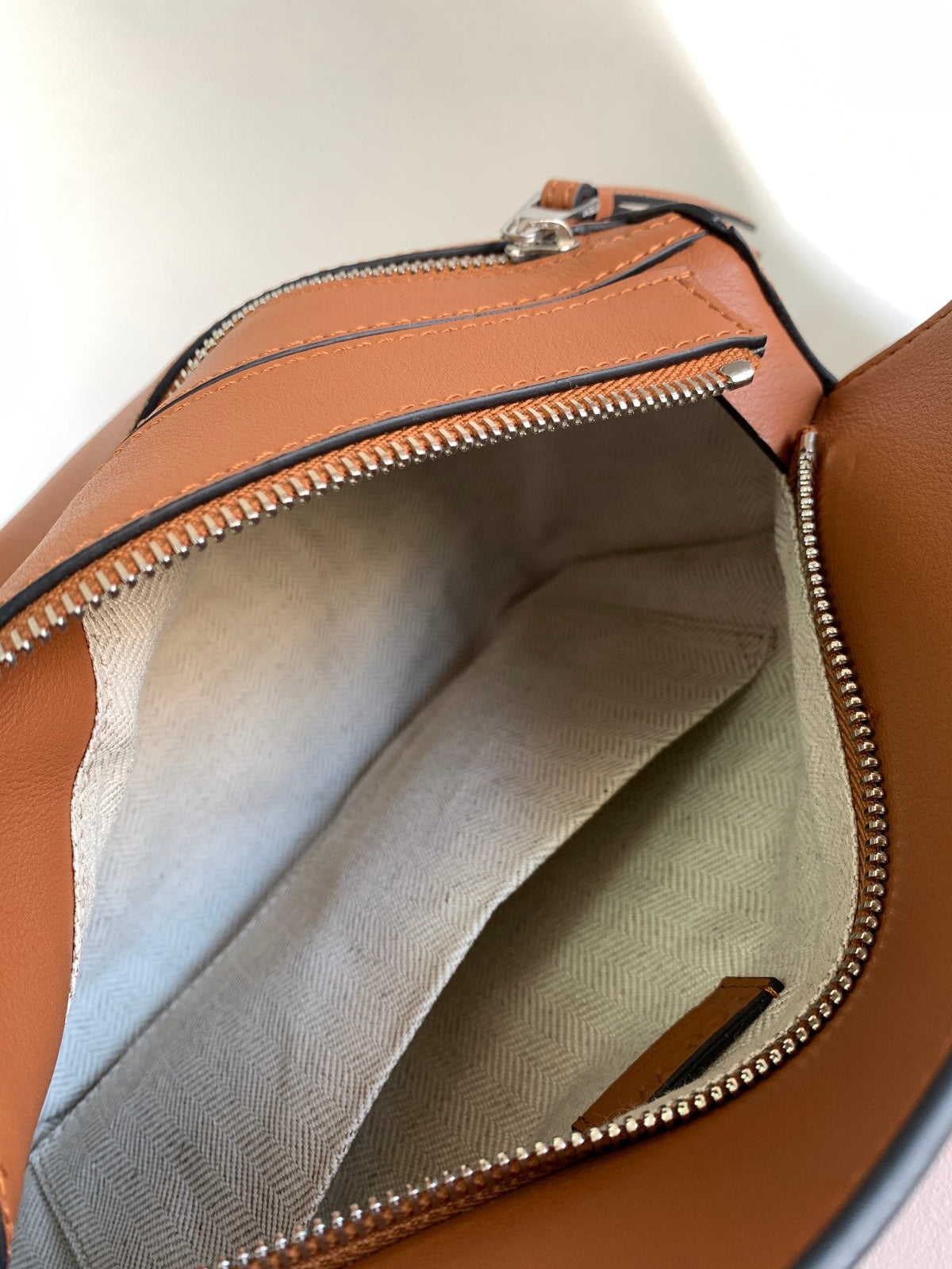 Loewe Puzzle Waist Bag 24 Brownish Orange Cowhide
