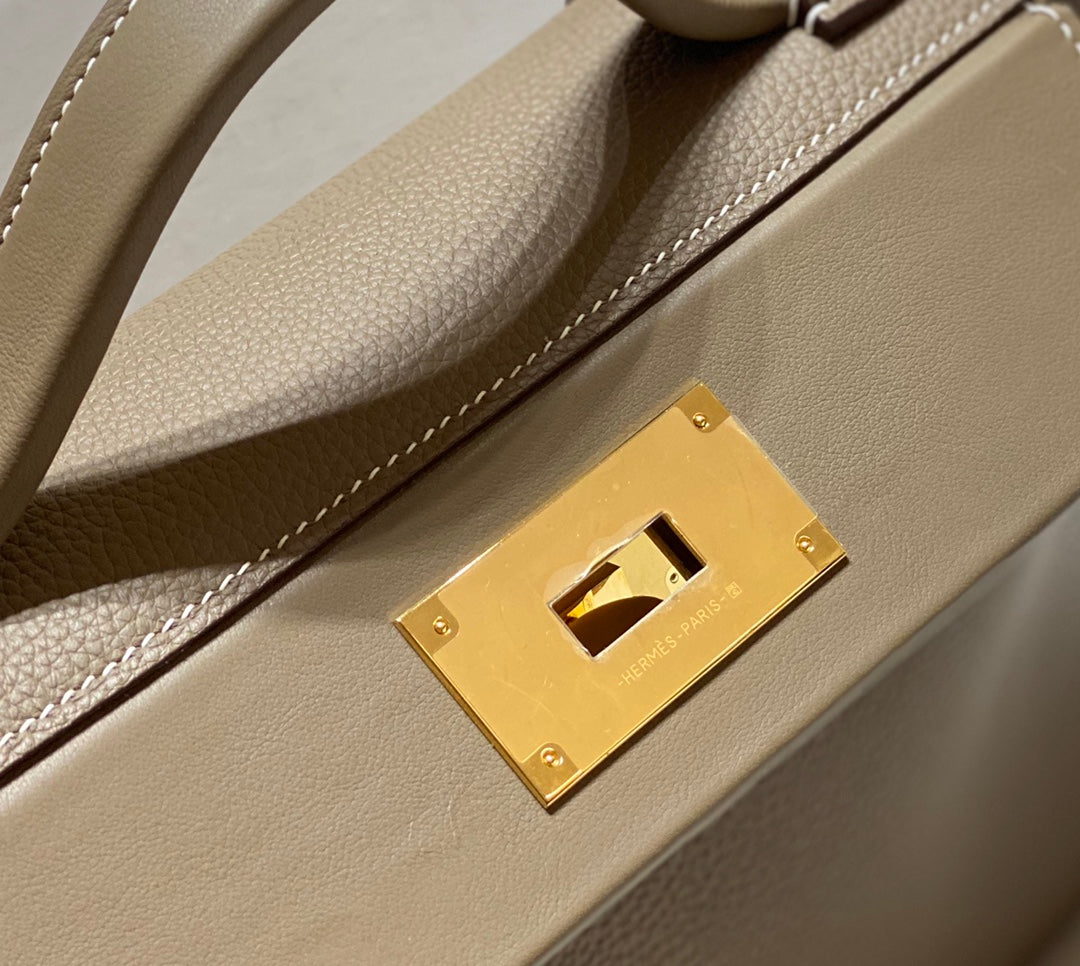HM 26s 24/24 Bag 29cm Taupe Togo Leather