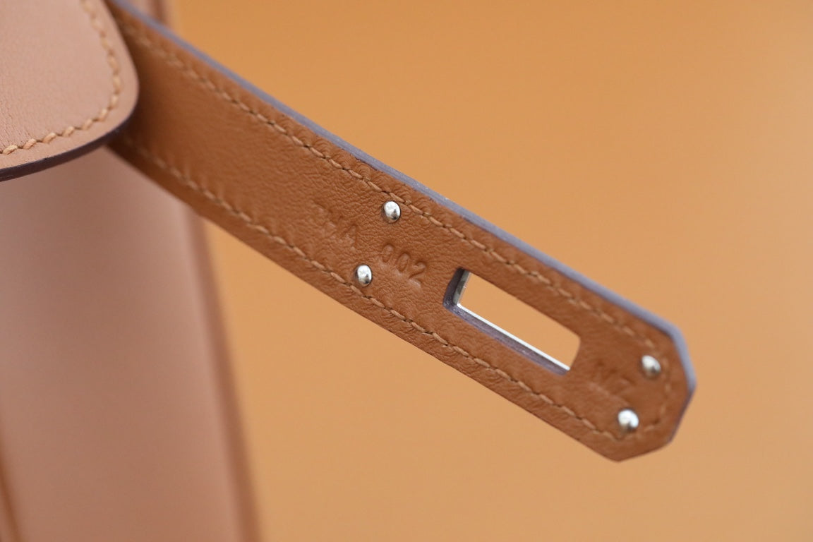 HM Berline Bag 28cm Brown Calfskin 284550 (Production time: 25 days)
