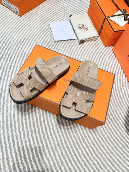 HM Chypre Sandal Beige Suede 963236