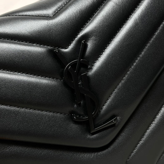 YSL Large Loulou Bag 33cm Full Black Lambskin