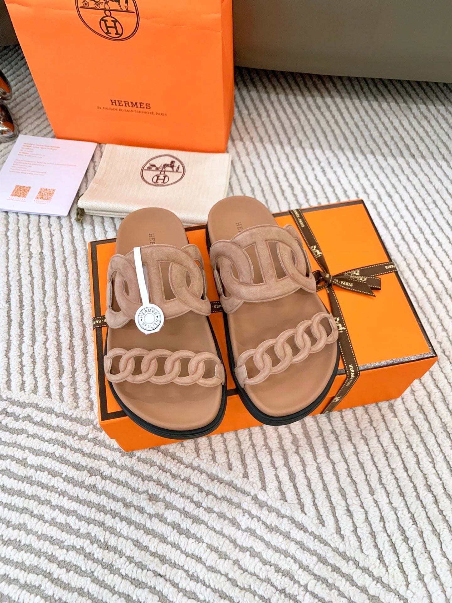 HM Extra sandal Rose Perle Suede 963524