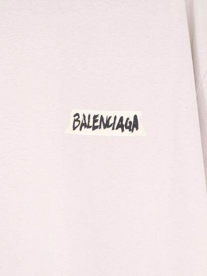 Balenciaga Cotton T-Shirt Grey Men