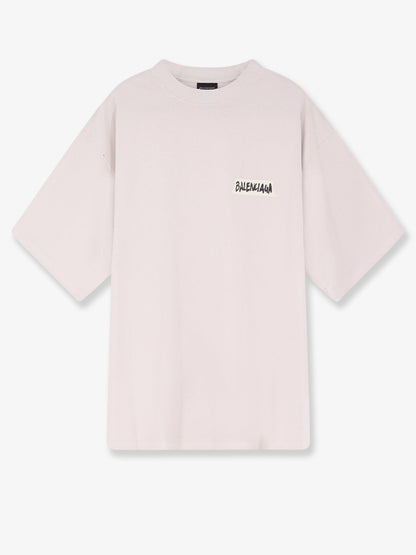 Balenciaga Cotton T-Shirt Grey Men