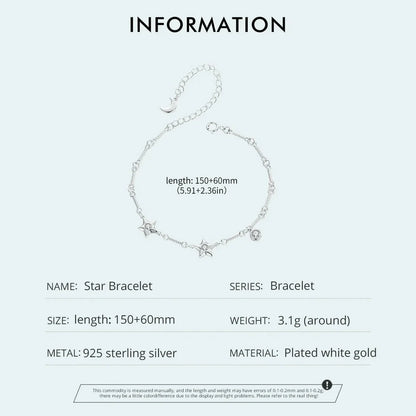 Adjustable LengthCharm Chain Bracelet Gift