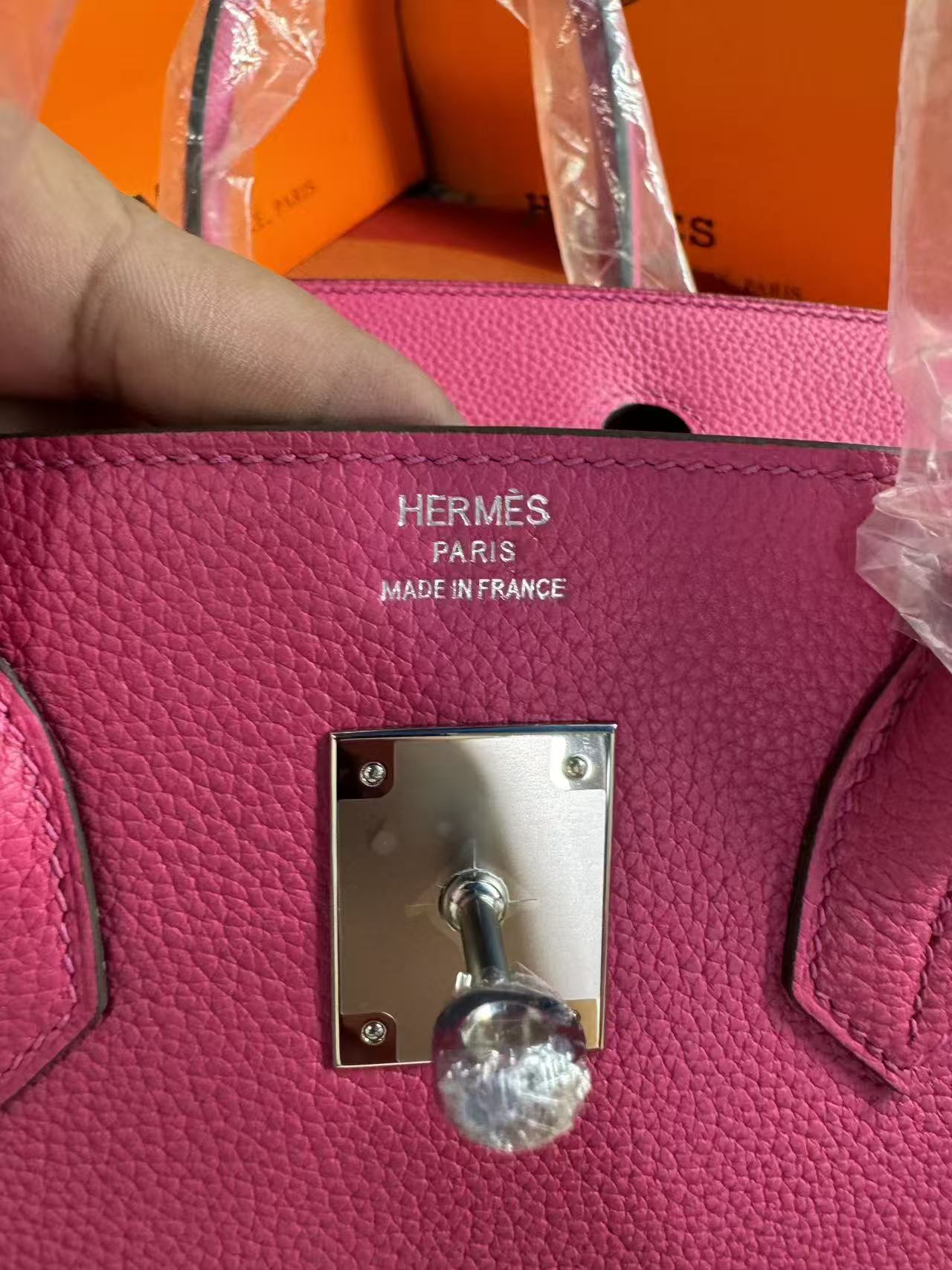 HM Birkin 25 Hot Pink Togo Silver Hardware (Need 25 days to prepare goods)