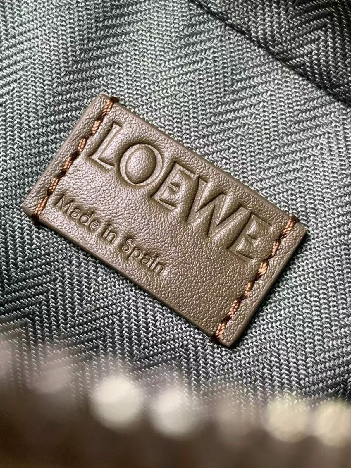 Loewe Camera 18 MiniBag Olive Green Leather