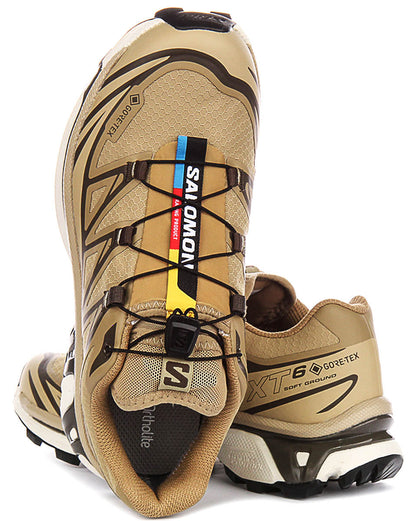 Salomon XT-6 Gortex In Tan Sneakers
