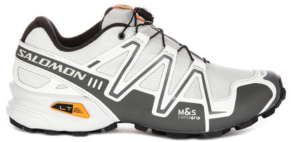 Salomon Speedcross 3 Goretex In White Grey