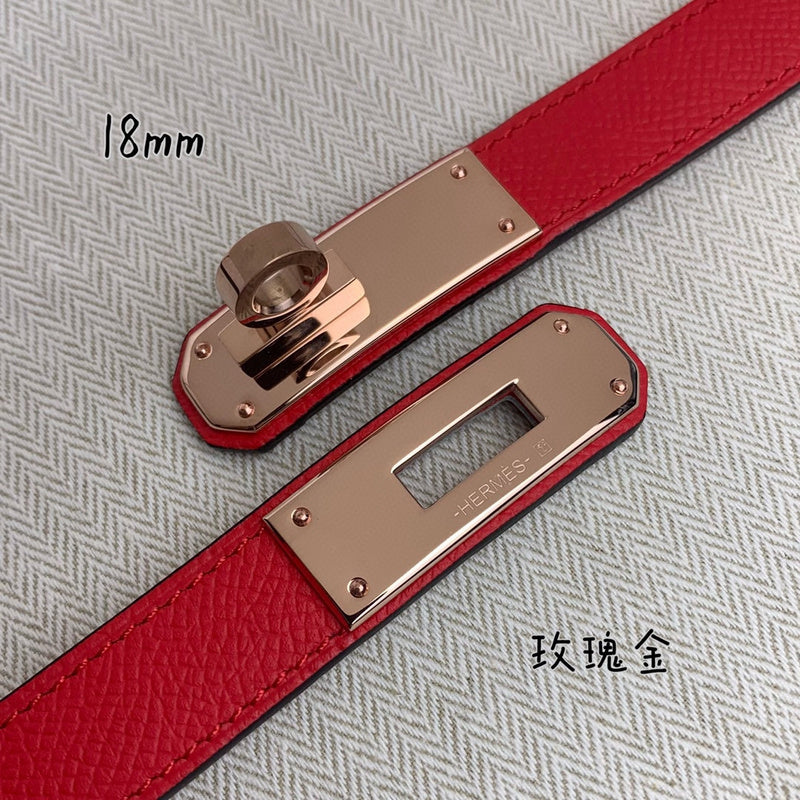HBL7 Real leather 1.8CM 95-110CM Belt with all packing