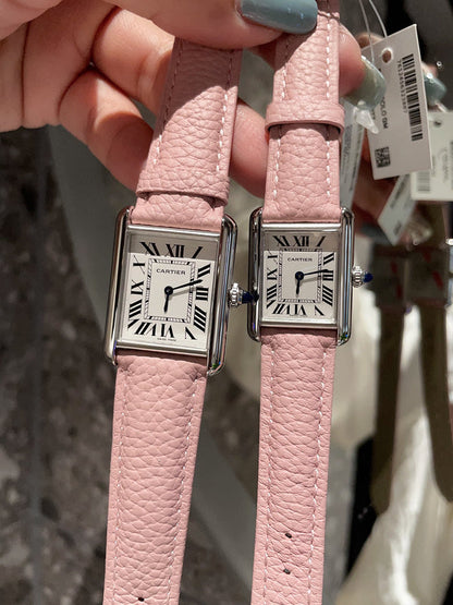 CW1  Lychee belt medium size for men's and women's watches 25.5mm x 33.7mm/29.5mm*22mm