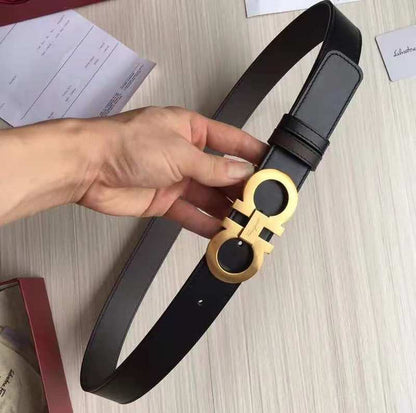 FBL4 Real leather  3.5CM 95-125CM Belt with all packing