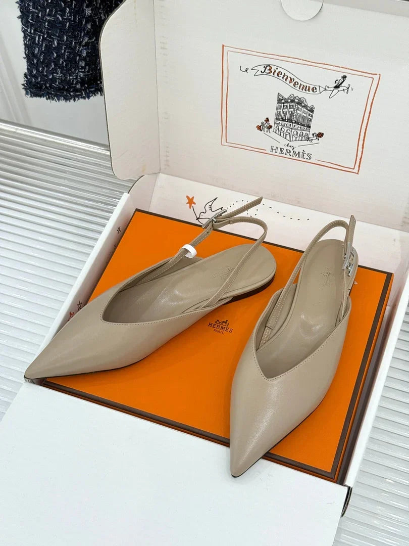 HM 2026 Slingback Flat Sheepskin 859718