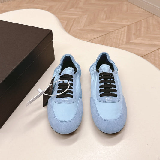 PRA 26S Sneaker Light Blue Suede Canvas 600602