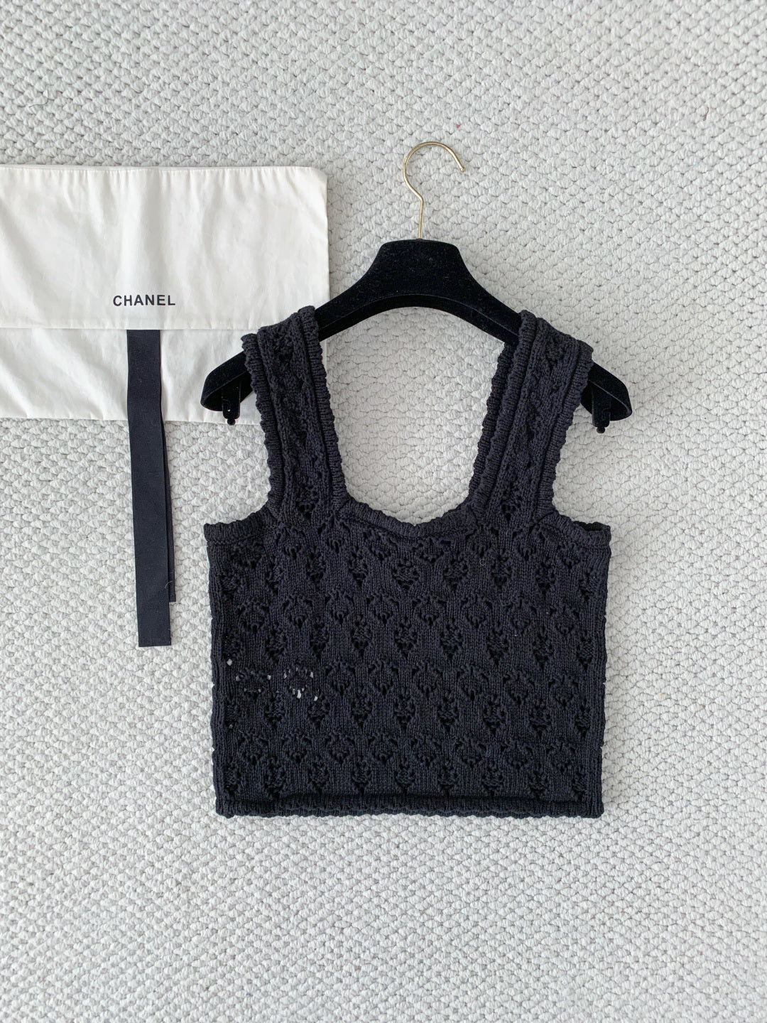 Celine Camisole Vest Cotton Pointelle 380647