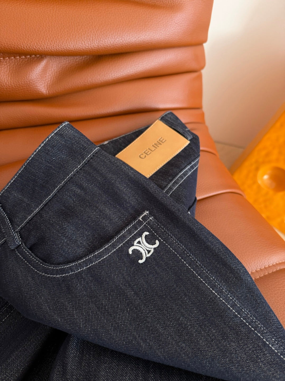 Celine 26S Straight Leg Jeans Black Demin 341456