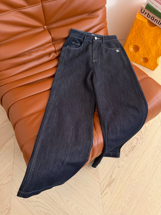 Celine 26S Straight Leg Jeans Black Demin 341456