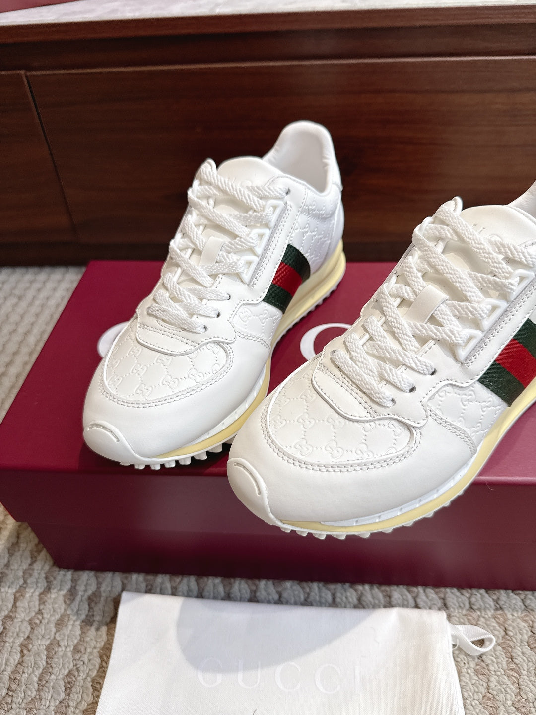 GG Re-Motion Sneakers White Leather 104408