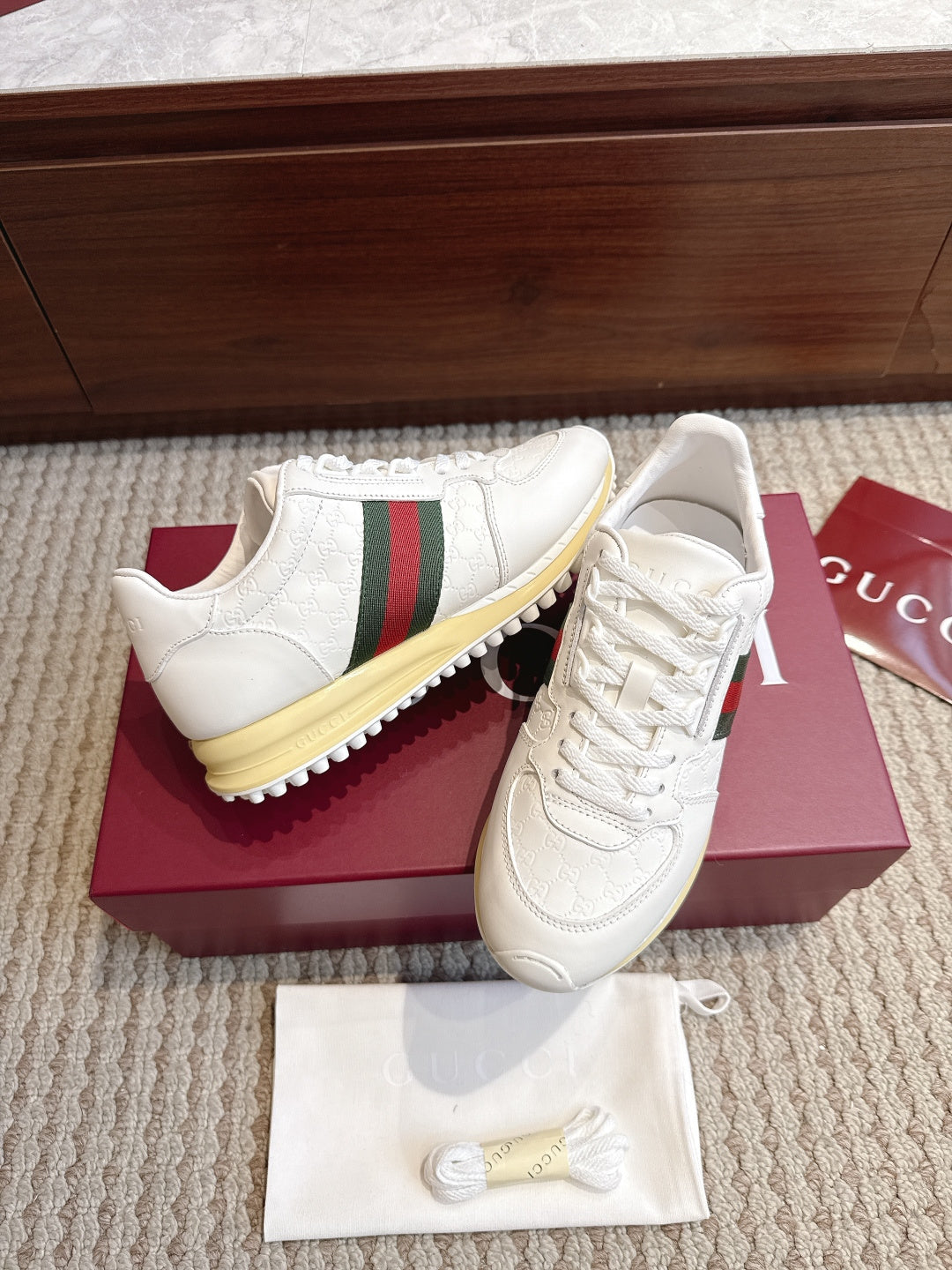 GG Re-Motion Sneakers White Leather 104408