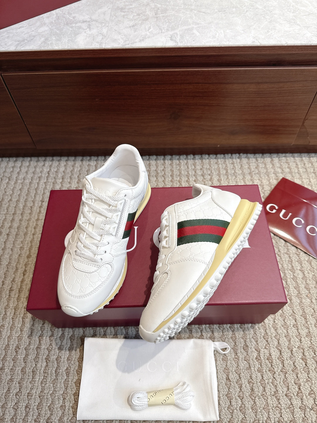 GG Re-Motion Sneakers White Leather 104408