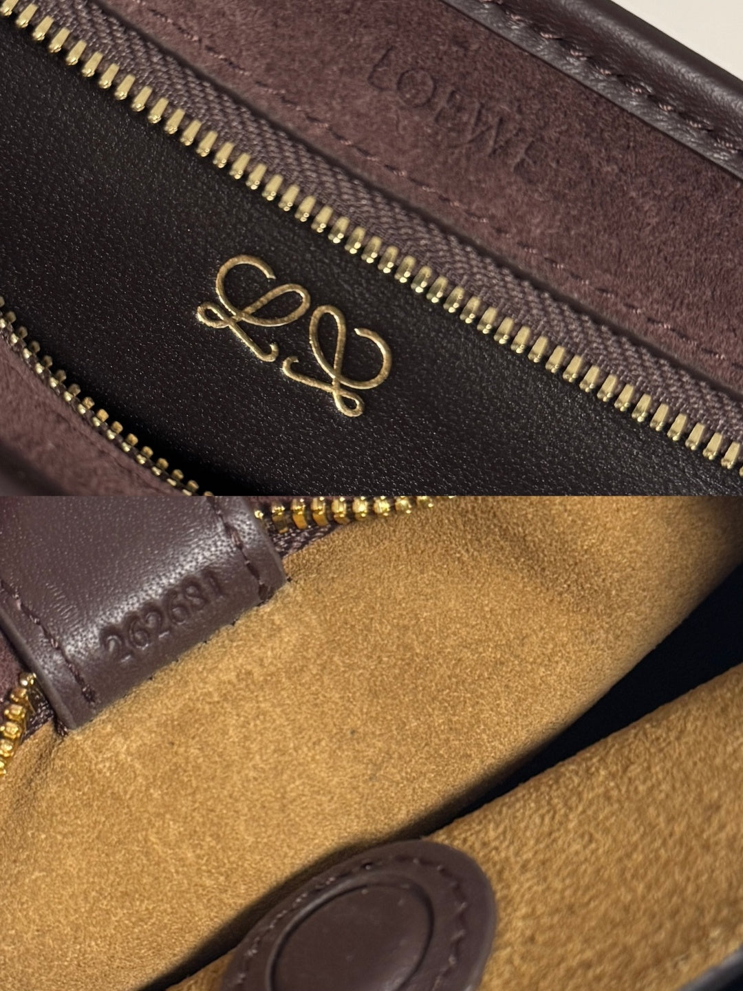 Loewe 2026 Amazona 180 Bag 20cm Brown Soft Calfskin 289375