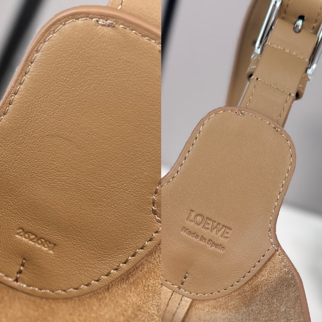 Loewe Large Bilbao Bucket Brown Smooth Calfskin 289322