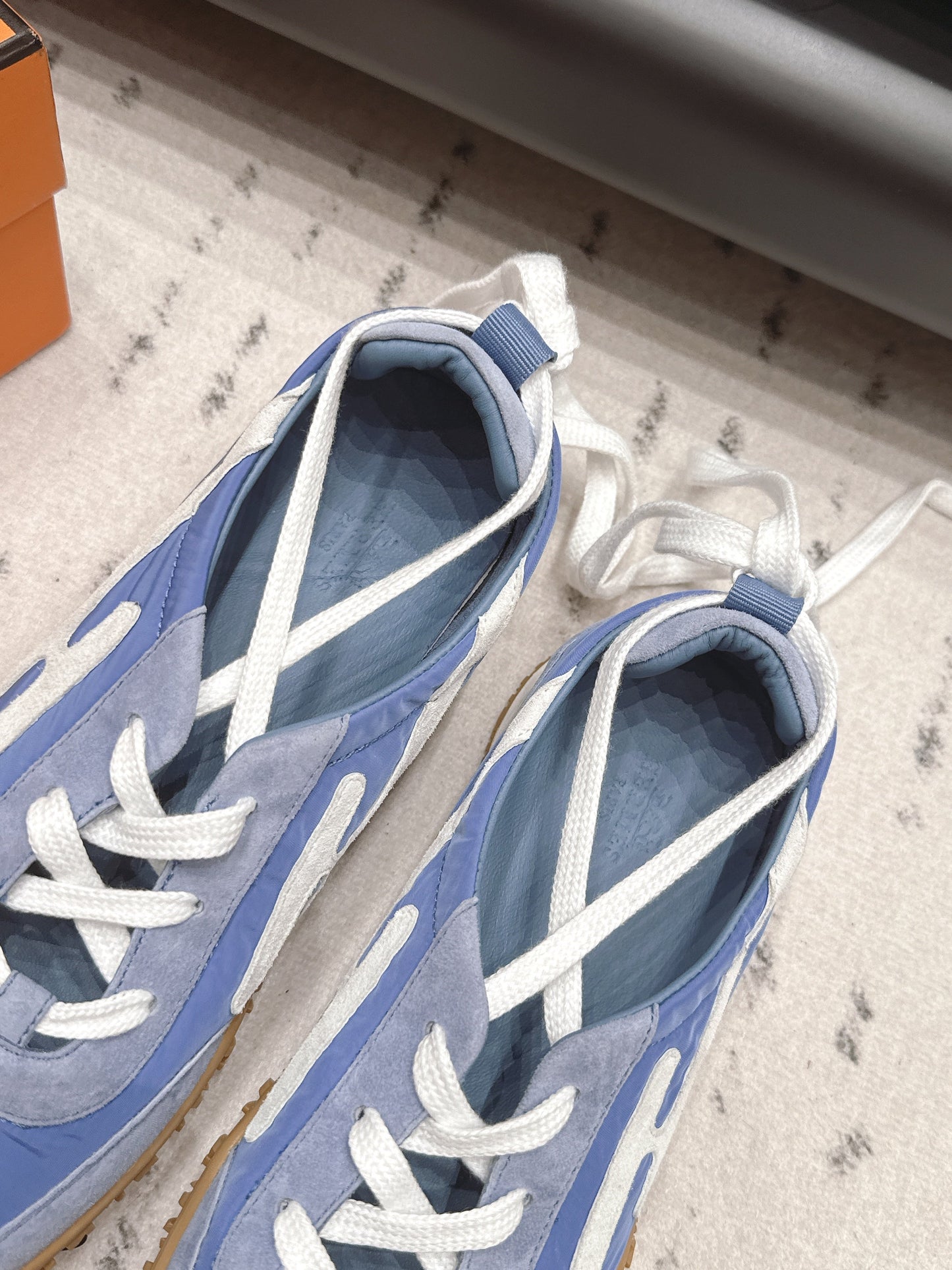 HM 26s Mascot Sneakers Blue Suede Lambskin 905302