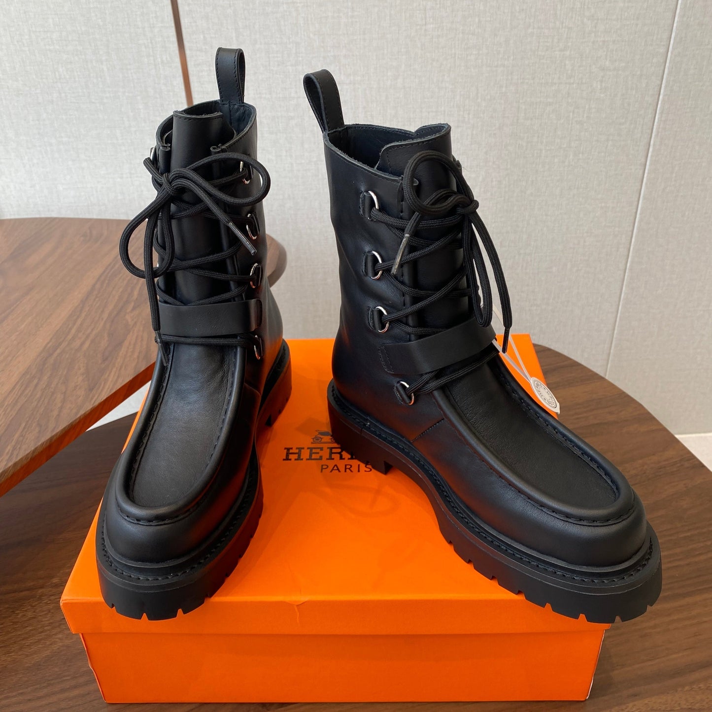 HM 25s Classic Boots Black Cowhide 422588