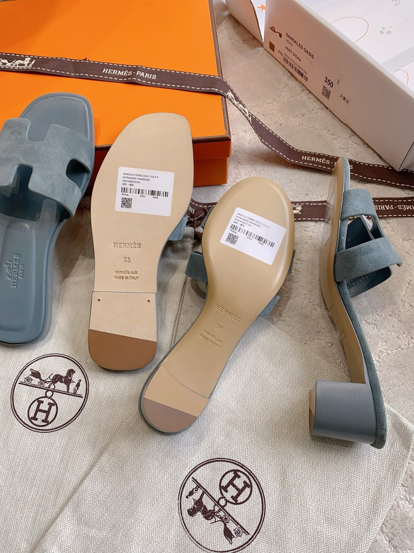 HM 26s Oran Sandal Dark Grey Suede 724292