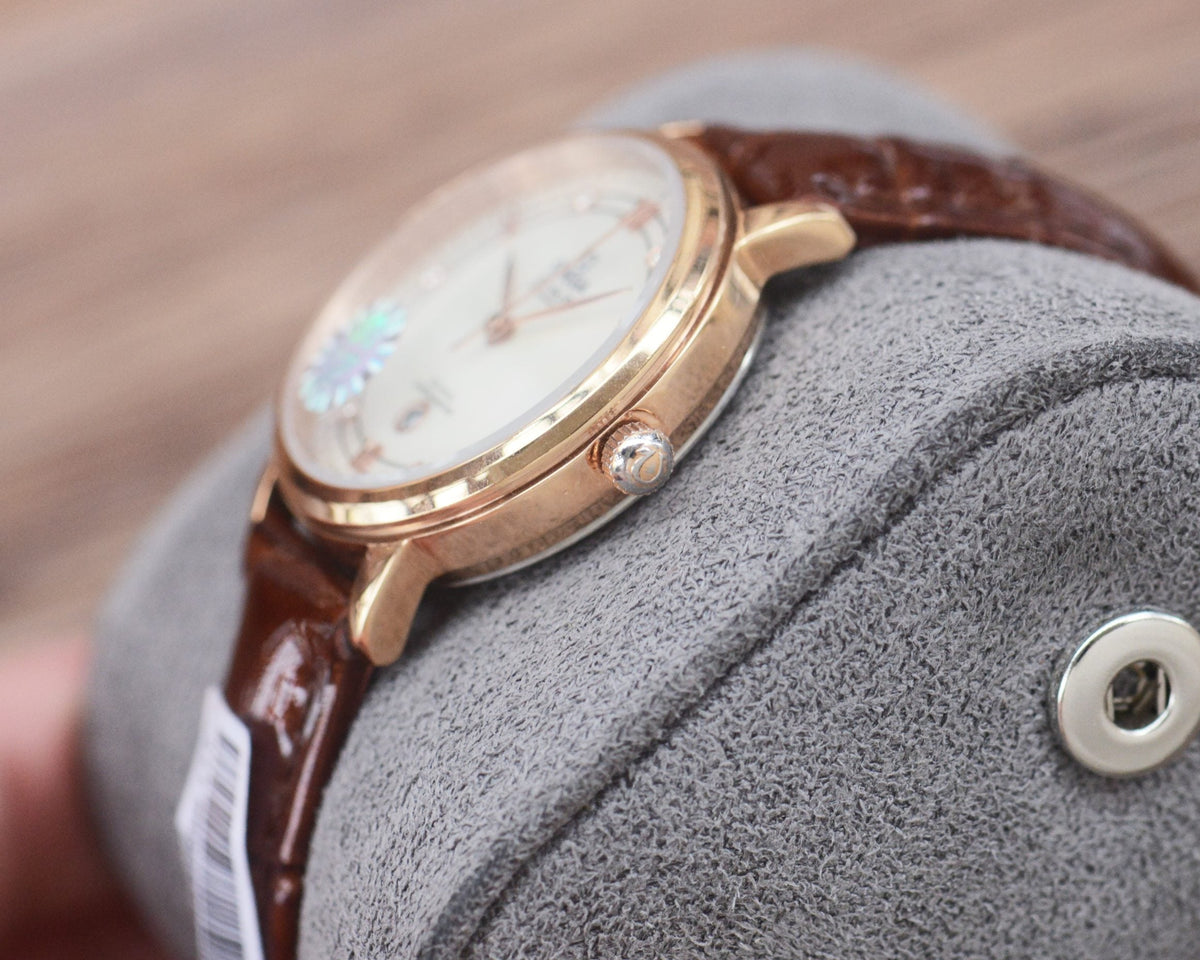 Omega De Ville Prestige 34mm Watch Leather Strap