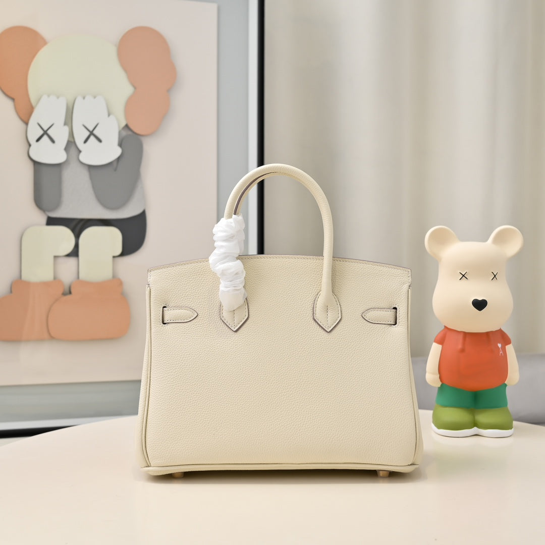 HM Birkin Ivory Togo Leather GHW