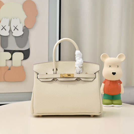 HM Birkin Ivory Togo Leather GHW