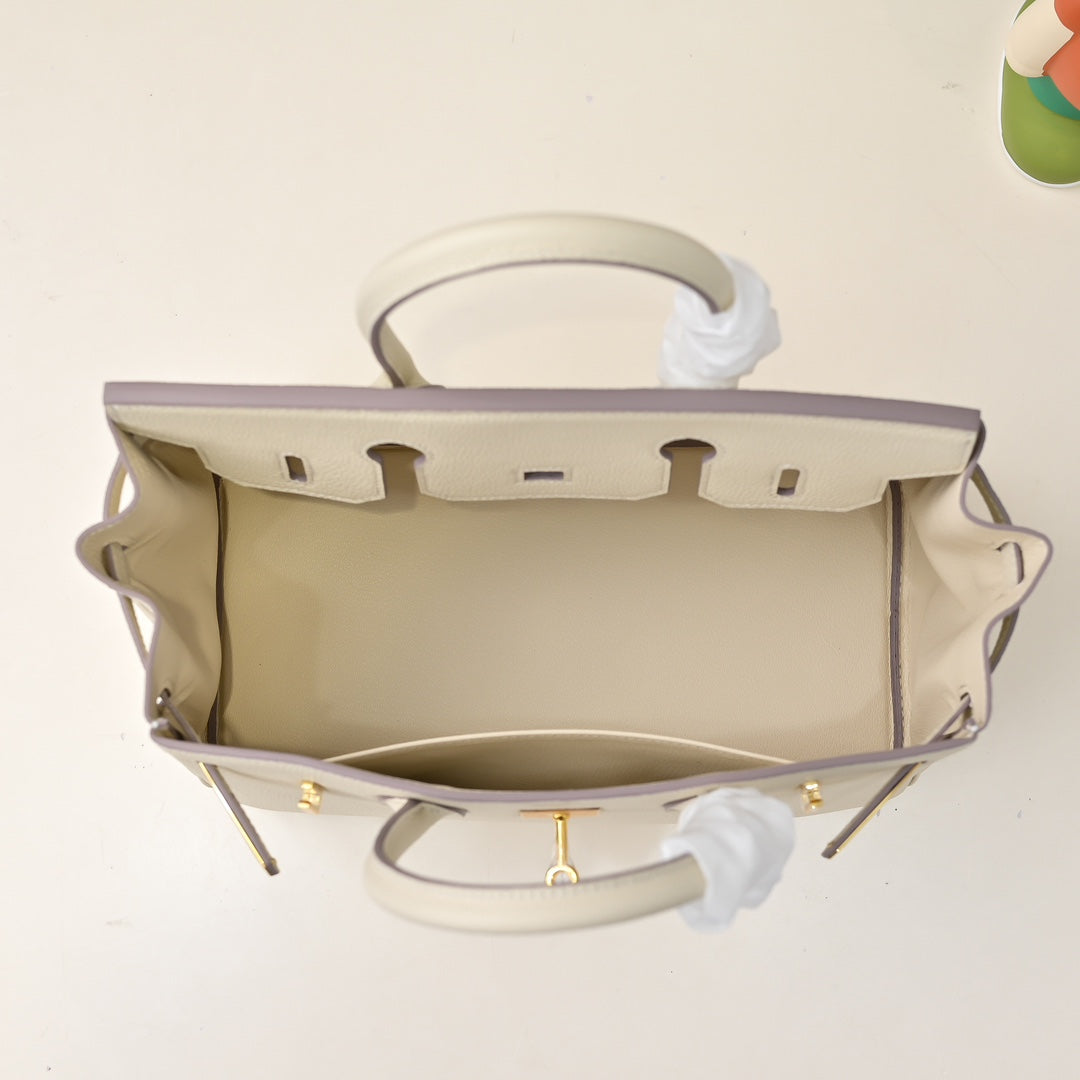 HM Birkin Ivory Togo Leather GHW